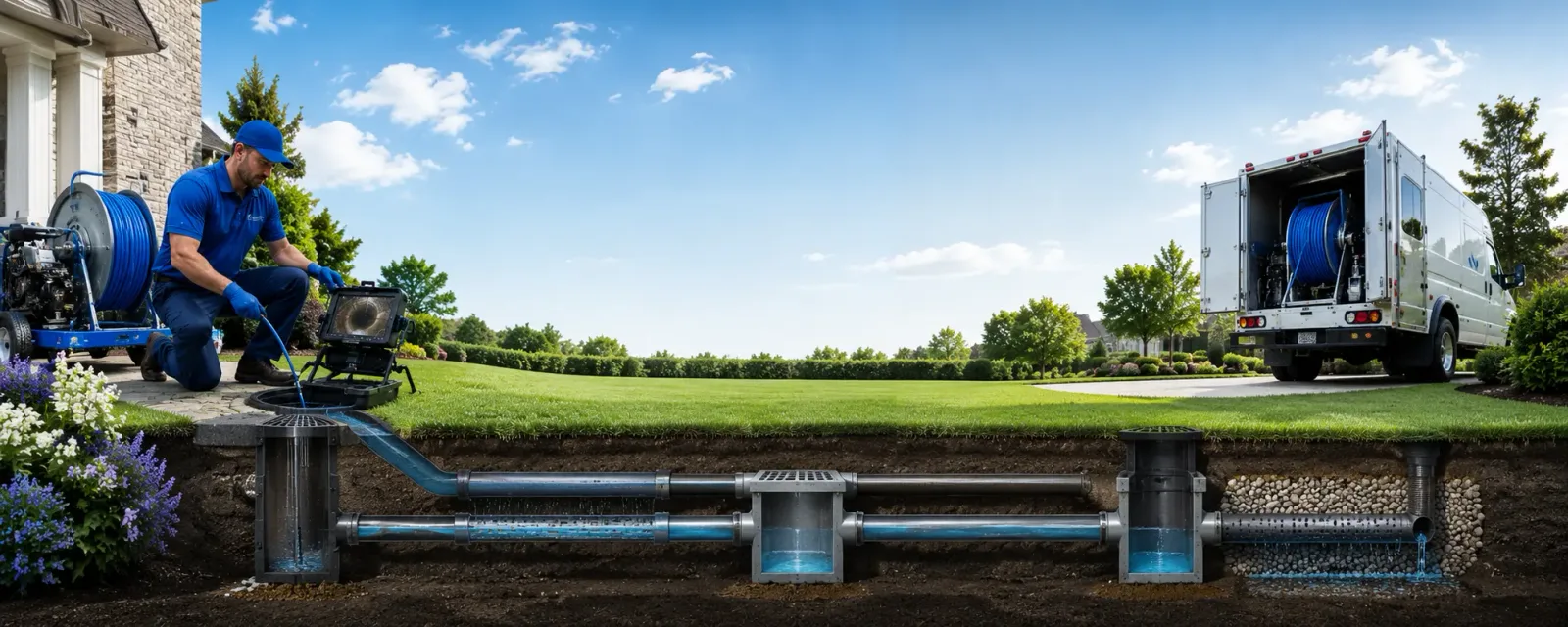 Outdoor drain cleaning information for Medicine Lake, MT